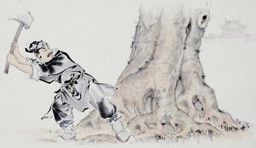 不同版本的吳剛伐桂的故事