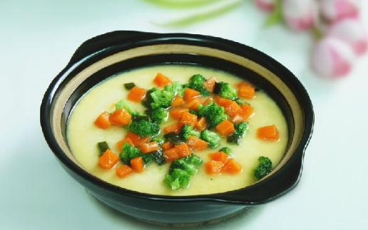 吃貨的最愛(ài):烹咸蛋黃豆腐羹